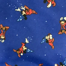 Мультяшный Микки Маус фантазия водонепроницаемый пэчворк хлопок холст ткань шитье подушка для сумки Diy скатерть-занавеска диван 91 см* 145 см