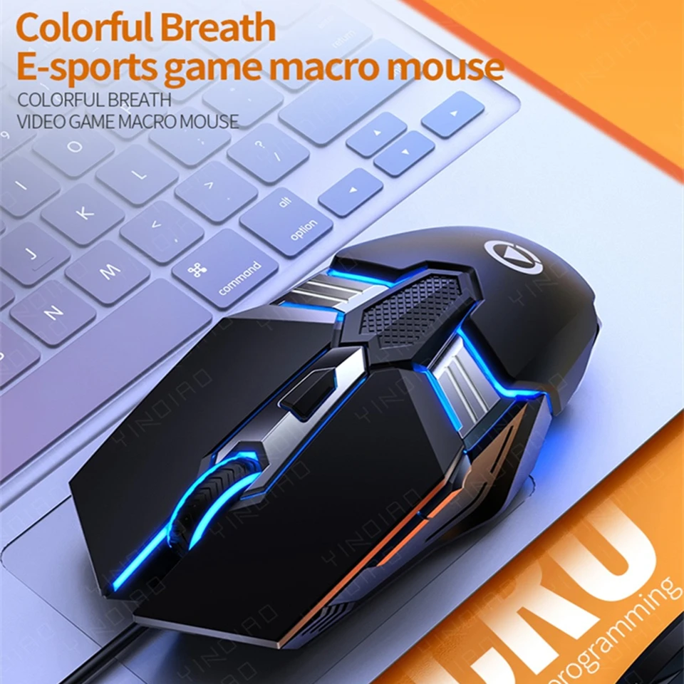 USB-мышь компьютерная Механическая игровая 6 кнопок 3200 DPI | Компьютеры и офис