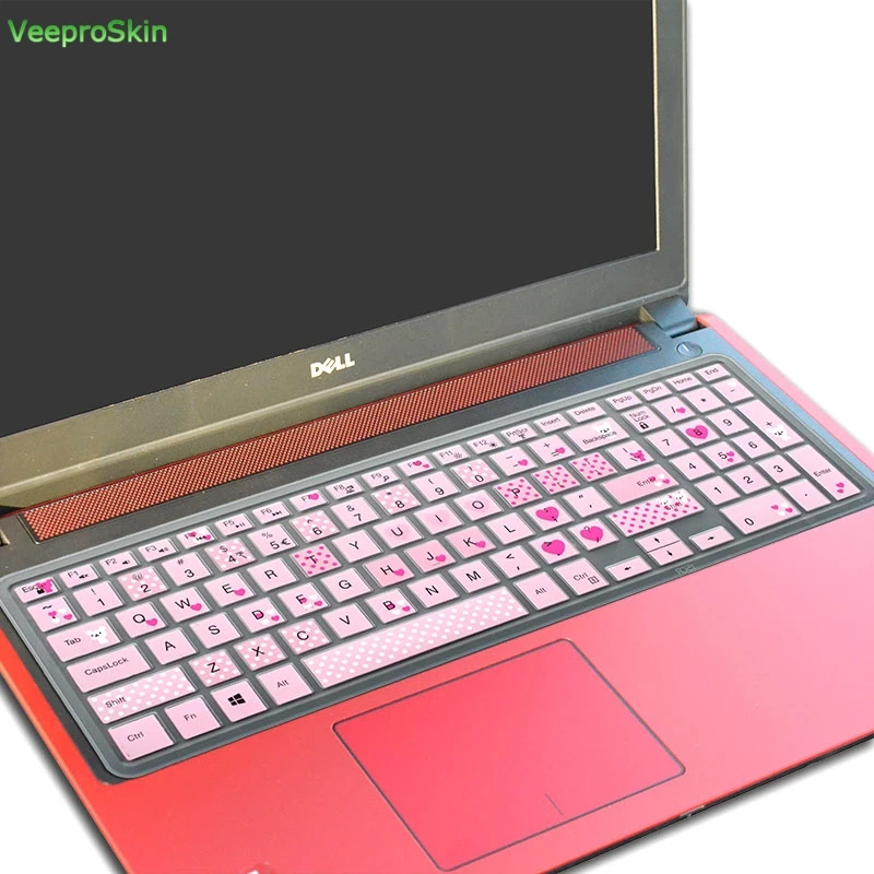 Для Dell Vostro 15 3583 3580 3584 3581 3582 3585 3586 3578 3568 15,6 дюймов ноутбук силиконовая для ноутбука крышка клавиатуры