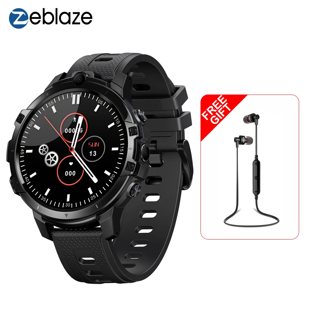 

Flagship Killer Zeblaze THOR 6 Helio P22 Octa Core Processor 4GB+64GB Android10 Face Unlock 4G LTE Global Bands SmartWatch Phone