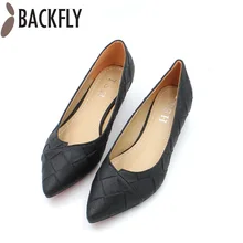 BACKFLY/; женские лоферы; Sapatos Mulher; женская обувь на плоской подошве наивысшего качества; тонкие туфли с острым носком; большие размеры; Tacones Mujer