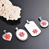 Free Engraving Unisex Stainless Steel Medical Alert ID Necklace Health Emergency Identification Pendant Necklaces Jewelry 5