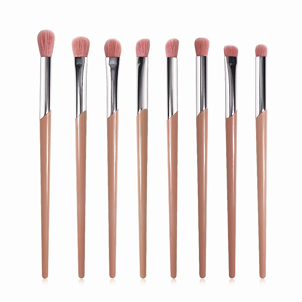 

Pink FB Style 8Pcs Eyeshadow Makeup Brushes Set Eye Blending Smudger Crease Contour Eyeliner Concealer Cosmetic Brush