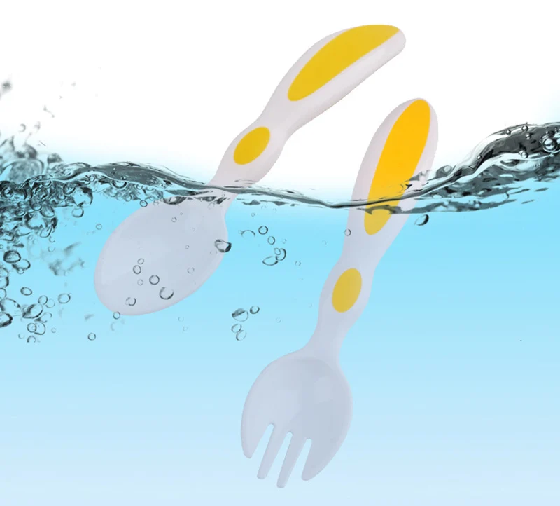 Baby Spoon Fork Suit Feeding Spoons Kids Children Boy Girl Toddler Flatware Drop Shipping Children Tableware Spoon