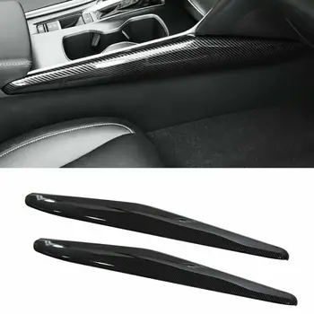 

2 Pieces Carbon Fiber Inner Gear Shift Panel Stripe Cover Trim For Honda Accord 2018