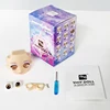 Ymy Body Replacement Face Plates Open Eyes Movable Eyes For Gsc Clay Man Ob11 Head Split Gsc Doll Face 1/12bjd Doll Accessories 6