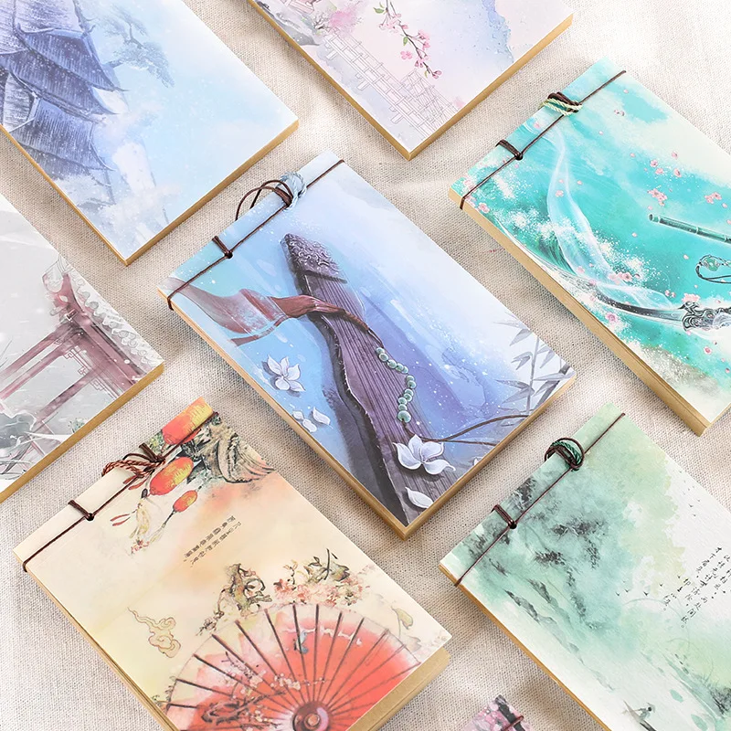 Bullet Diary Notebook Weekly Plan Stationery Stationery Shop School Chinese Style Tassel Retro Handmade Sketchpad Notepad Bullet Diary Notebook Weekly Plan Stationery Stationery Shop School Chinese Style Tassel Retro Handmade Sketchpad Notepad