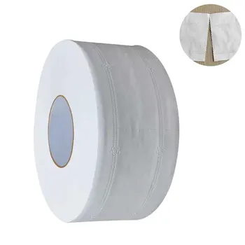

Hotel Kitchen Wood Pulp Bathroom Safety Household Soft Portable Restaurant 4 Layers Thickened Tissue Big Roll Toilet Paper
