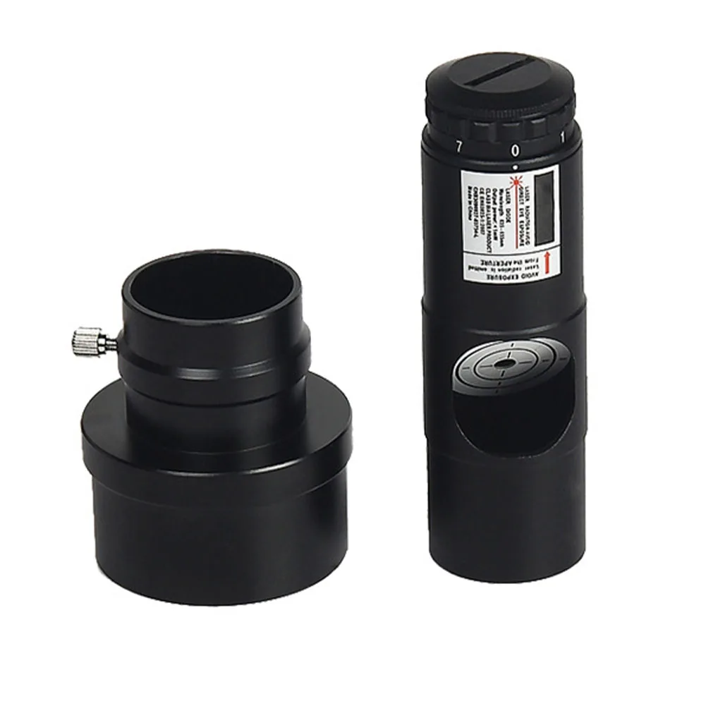 

Telescope Collimator Eyepiece Optical Alignment Practical Battery Powered Reflector 7 Bright Level With Adapter Metal Portable