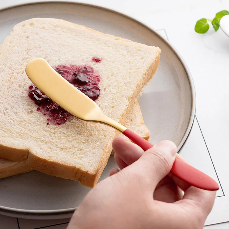 Stainless Steel Butter Knife Cream Spreading Breakfast Jam 新作販売