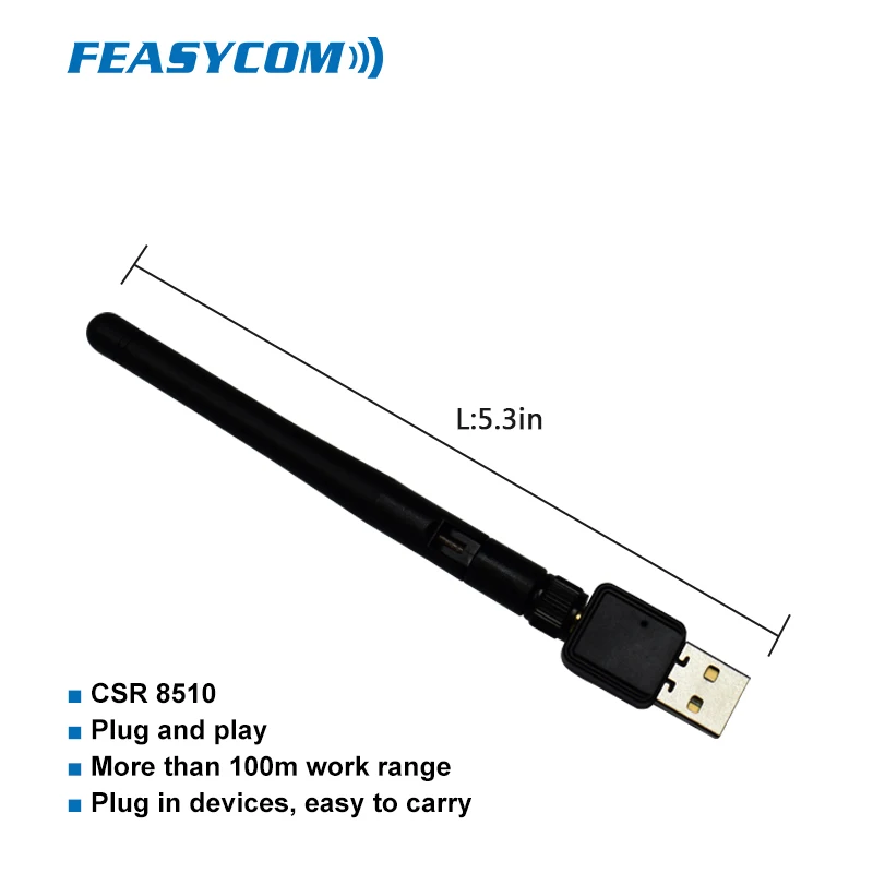 Dongle sem Fio Adaptador para Windows 100m de Longa Distância Bluetooth 10 8 7 xp Vista Usb 4.0 Csr - Image 5