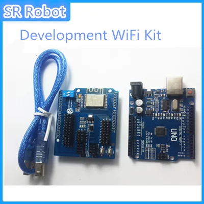 Макетный комплект Wi-Fi для Arduino UNO R3 + ESP8266 беспроводной щит CH340G MEGA328P пульт
