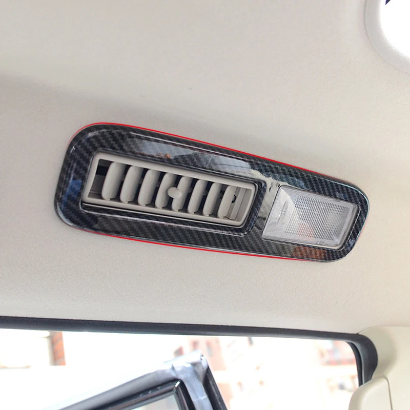 Подходит для Mitsubishi Pajero V80 2007- автомобильный Стайлинг заднее вентиляционное отверстие выход покрытие стикер для отделки 4 шт. авто аксессуары