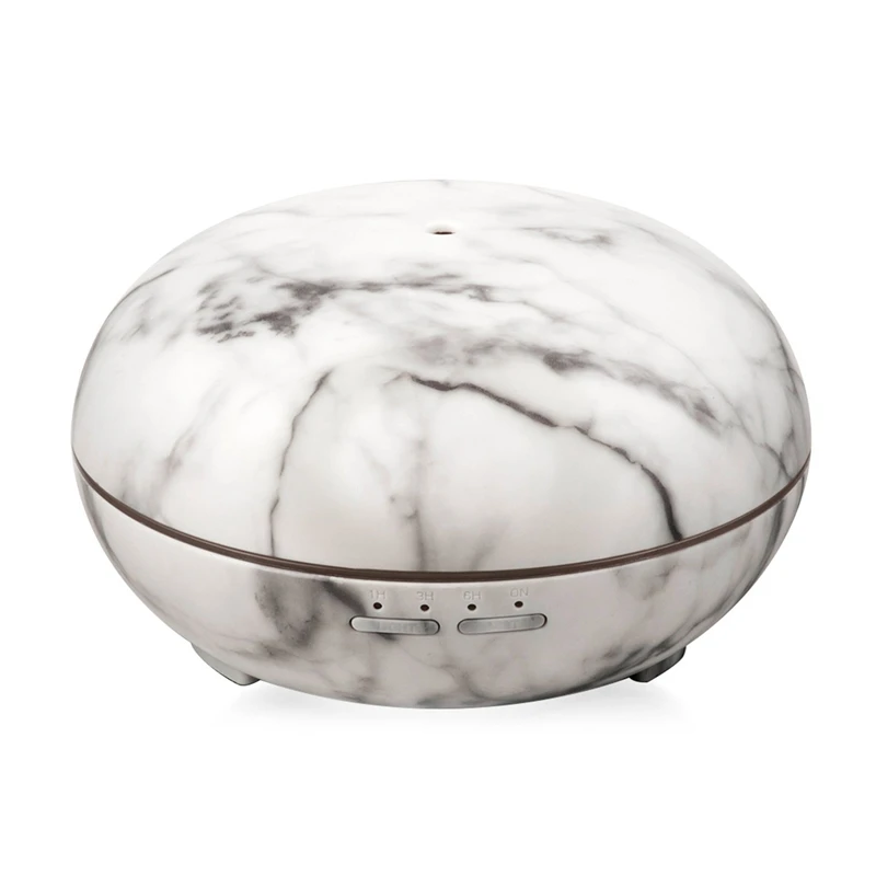 

Essential Oil Diffuser White Marble 300ml Adjustable Mist Size Ultrasonic Aroma Diffuser and Air Humidifier Waterless Auto Shu