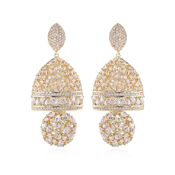 

EYER New Arrival Super Aesthetic Unique Charming AAA Cubic Zircon Drop Earrings For Women Pendients Party Banquet Jewelry