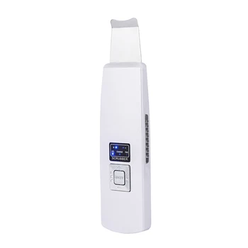 

Ultrasonic Ion Skin Scrubber Facial Care Ultrasonic Scrubber Cleaner Blackhead Removal Face Peeling Extractor Skin Beauty Device