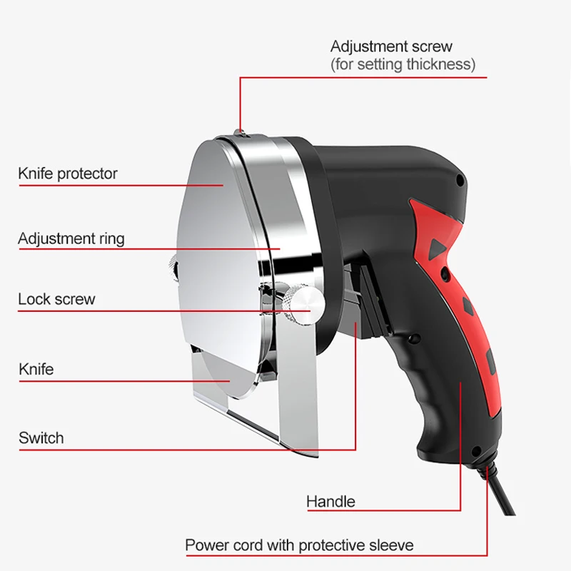 Electric Doner Kebab Knife Slicer Cutter Professional Shawarma Cutter Handheld Roast Meat Cutting Machine Gyro Knife Electric Doner Kebab Knife Slicer Cutter Professional Shawarma Cutter Handheld Roast Meat Cutting Machine Gyro Knife