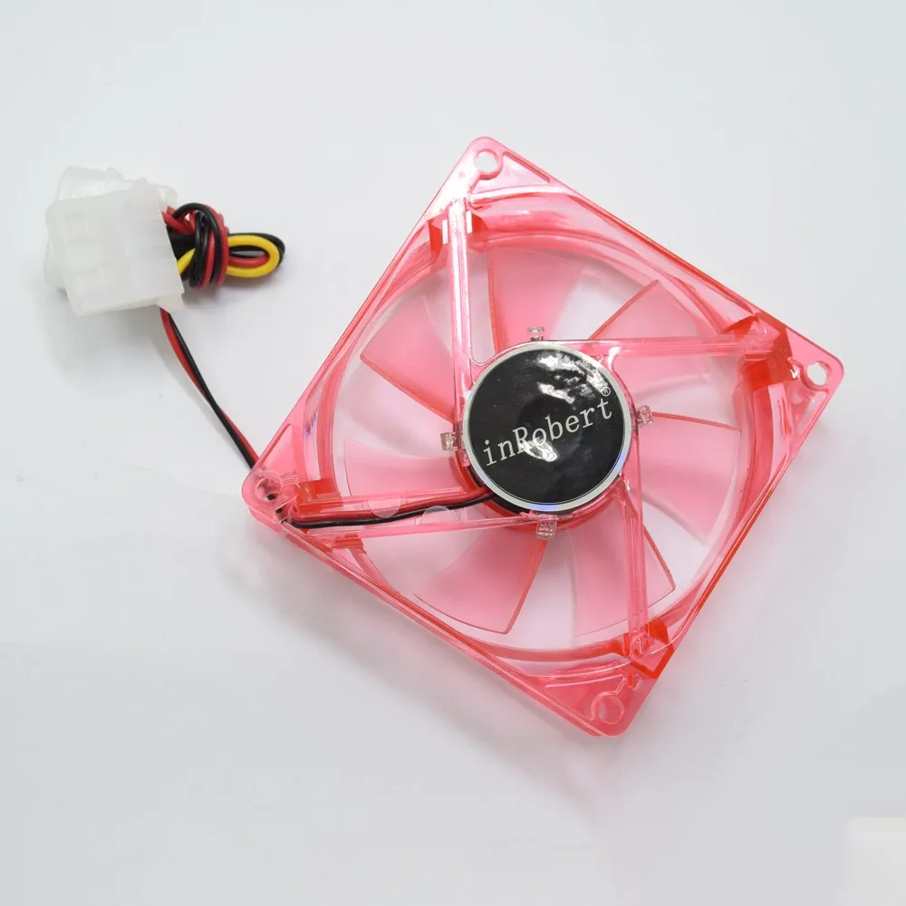 Компьютерный Вентилятор inrotor 80 мм с 4 светодиодами 8025 8 см бесшумный 12 в пост. Тока