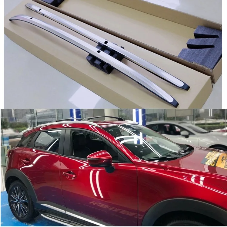Алюминий для Mazda CX 3 CX3 2016 2017 2018 2019 2020 багажник на крышу поперечный БАГАЖНИК