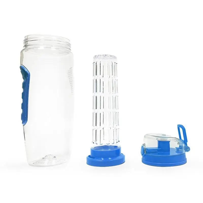 1000 мл/32 унции пластиковая бутылка с отделением для фруктов Infuser бутылка для воды пластиковая Спортивная детоксикация здоровья