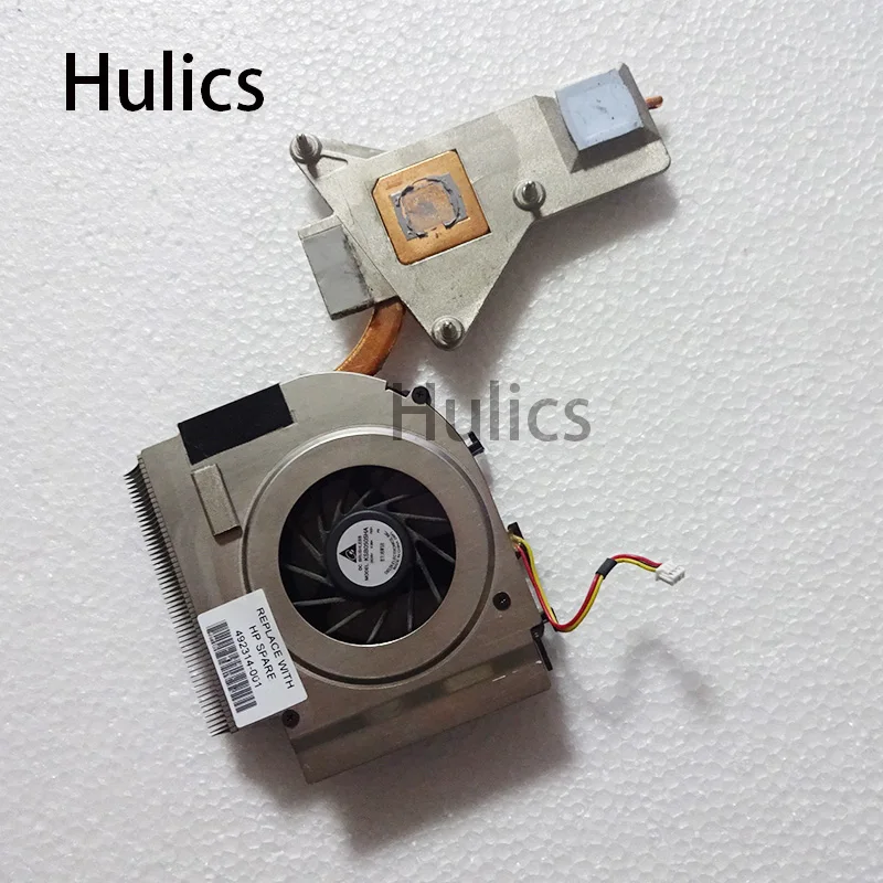 Hulics 492314 для hp павильон DV5 DV5-1000 охлаждающий вентилятор с теплоотводом 492314-001
