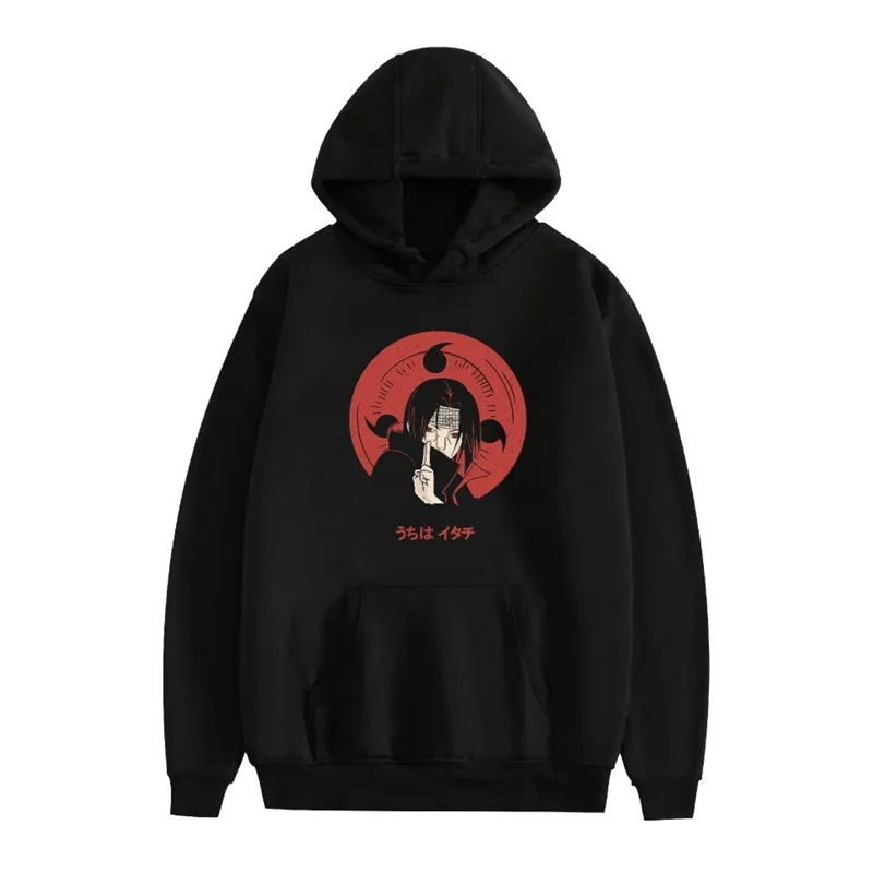 Горячая Распродажа аниме Sasuke Толстовка уличная одежда itachi пуловер свитшот для