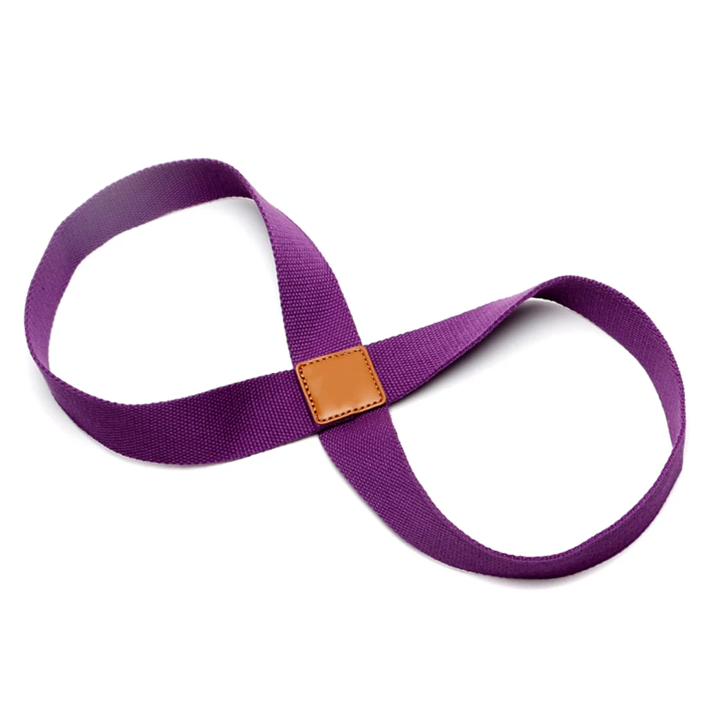 Пояс для йоги эластичная резинка для упражнений для домашнего фитнеса LMH66 - Цвет: purple