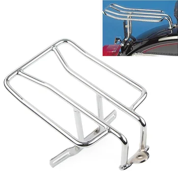 

Chrome Motorcyle Rear Fender Luggage Rack Holder For Harley Sportster Iron XL 883 1200 Custom 1994-2017 XL883 XL1200