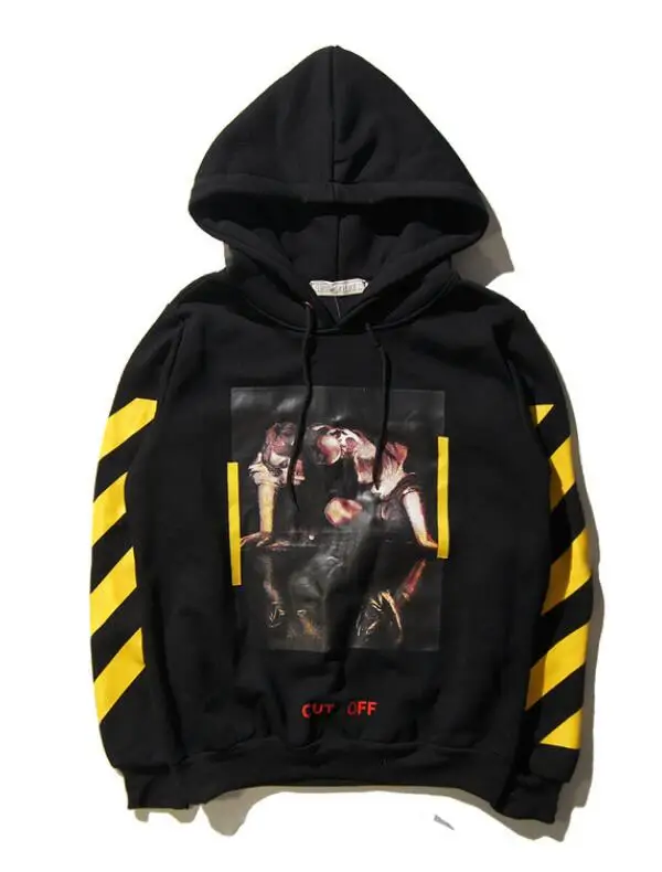 Religion arrow 19ss Off-White OW для мужчин и женщин унисекс осень зима Модная хлопковая Повседневная Свободная Толстовка с капюшоном толстовка с капюшоном куртка