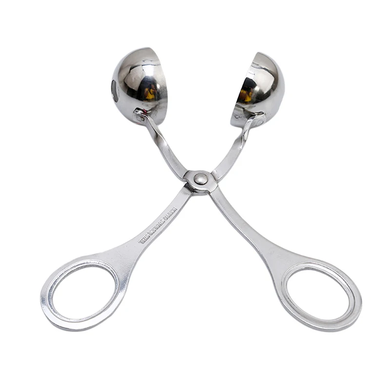 Stainless Steel Meatball Maker Spoon Kitchen Tools Shrimp Balls Mold Digging Ball Spoon Japanese Snack Foods Fish Balls Tools