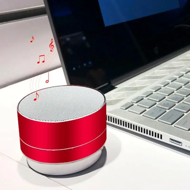 Металлический Bluetooth динамик беспроводной маленький стальной пистолет вилка карты U диск Компьютер Сотовый телефон сабвуфер подарок