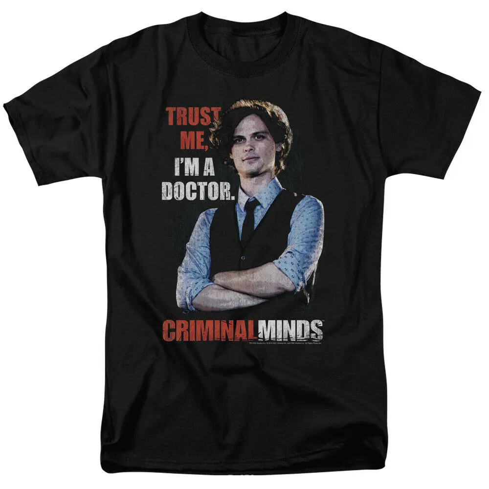 Criminal Minds Spencer Reid Trust Me I'm A Doctor Лицензированная взрослая футболка хлопковая