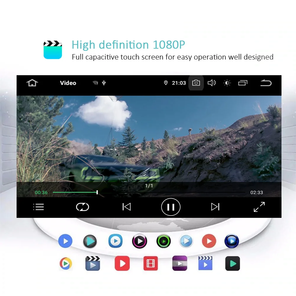 Sale Podofo 2 Din Android 9.0 Car Radio GPS 7 Inch 6 DSP Multimedia For Ford  Focus 2 Mondeo Galaxy Kuga C-MAX S-MAX Car Stereo 10