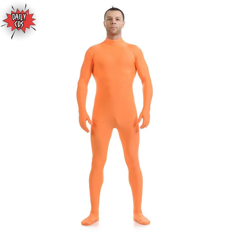 Одноцветное трико Zentai, боди, лайкра, спандекс, колготки для Хэллоуина, косплей, костюмы для детей и взрослых