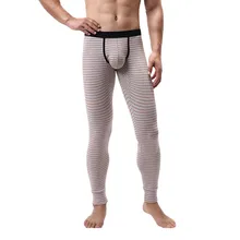 Дышащие термо брюки мужские в полоску сексуальные Стрейчевые брюки для мужчин разделение тонкие длинные брюки Термо зимние брюки для мужчин De8
