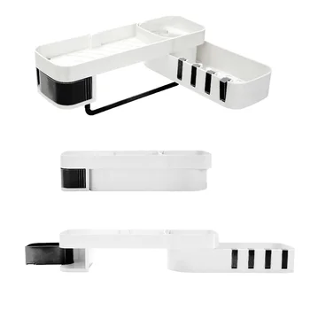 

Corner Shower Shelf Bathroom Shampoo Shower Shelf Holder Kitchen Storage Rack Organizer Wall Mounted HFing