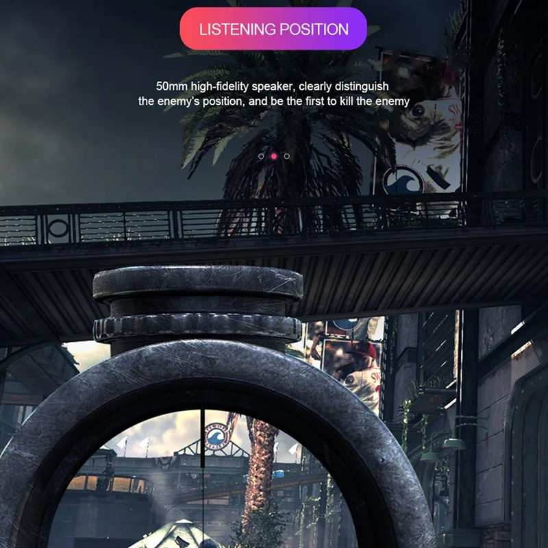 G100 Gaming Headset Surround Stereo Headset with Noise Cancelling Mic and LED Light for PS4 One Laptop Smart Phone