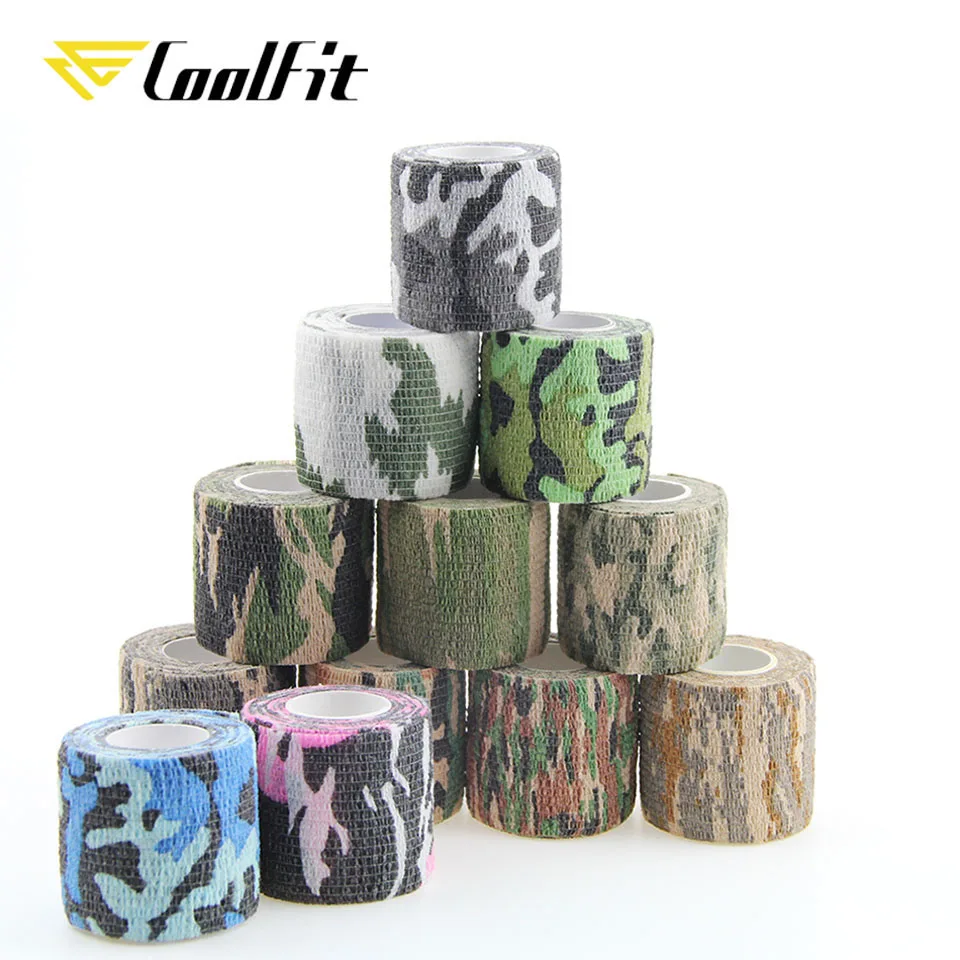 Самоклеящаяся эластичная лента CoolFit 5 см * 450 нетканый материал защитное