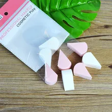 Triangle Puff 8 шт. супер мягкий без порошка Губка Puff 8 Cut одноразовый макияж Губка Puff влажный и сухой спонж инструменты для макияжа