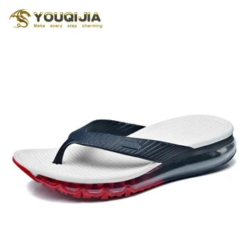

2020 Summer Air Flip Flops Male Beach Swimming Pool Bathroom Outdoor Slippers Men Chanclas Sandalias De Hombre High Quality