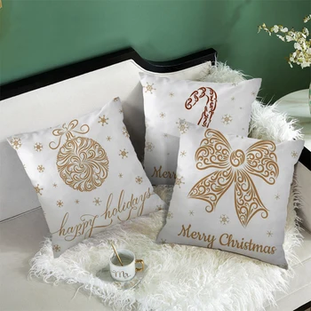 

Nanacoba Pillow Case Home Decor Christmas Living Room Decoration Throw Pillocase Covers White Decorative Pillows Cushion Cover