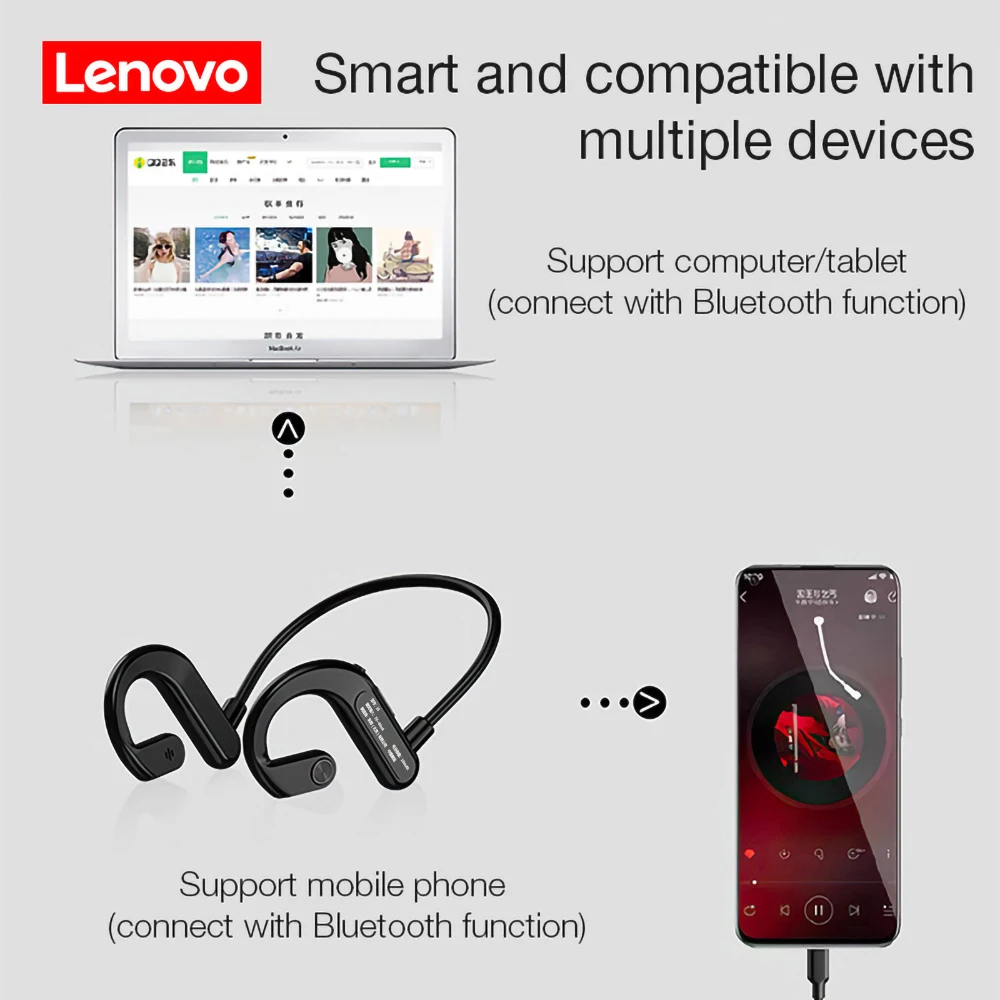 Lenovo X3 Bone Conduction Bluetooth 