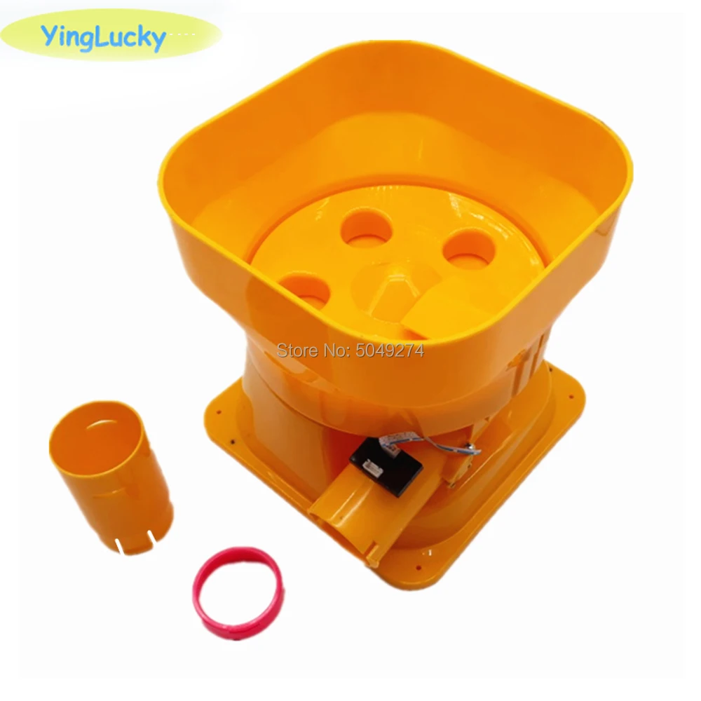 

Capsule ball machine 45mm capsule ball Plastic bucket Toy 5 hole coin hopper DC12V or 24V Motor For Children's game machine