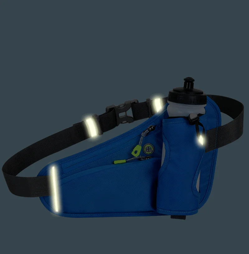 Bolsa de cinturón de hidratación deportiva para hombre y mujer, riñonera con soporte para botella de agua, para correr, ciclismo, senderismo y caminar