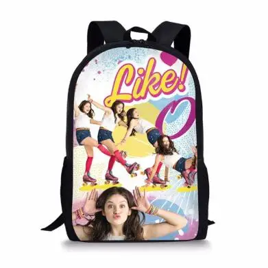 Школьные сумки Soy Luna с рисунком, школьный рюкзак для девочек и мальчиков, ортопедический школьный рюкзак, рюкзаки, Детская сумка для книг - Цвет: Picture color