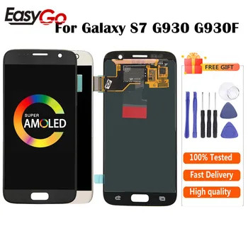 

For Samsung Galaxy S7 LCD G930 G9300 G930F G930A LCD Display + Touch Screen Panel Digitizer Assembly Free Shipping