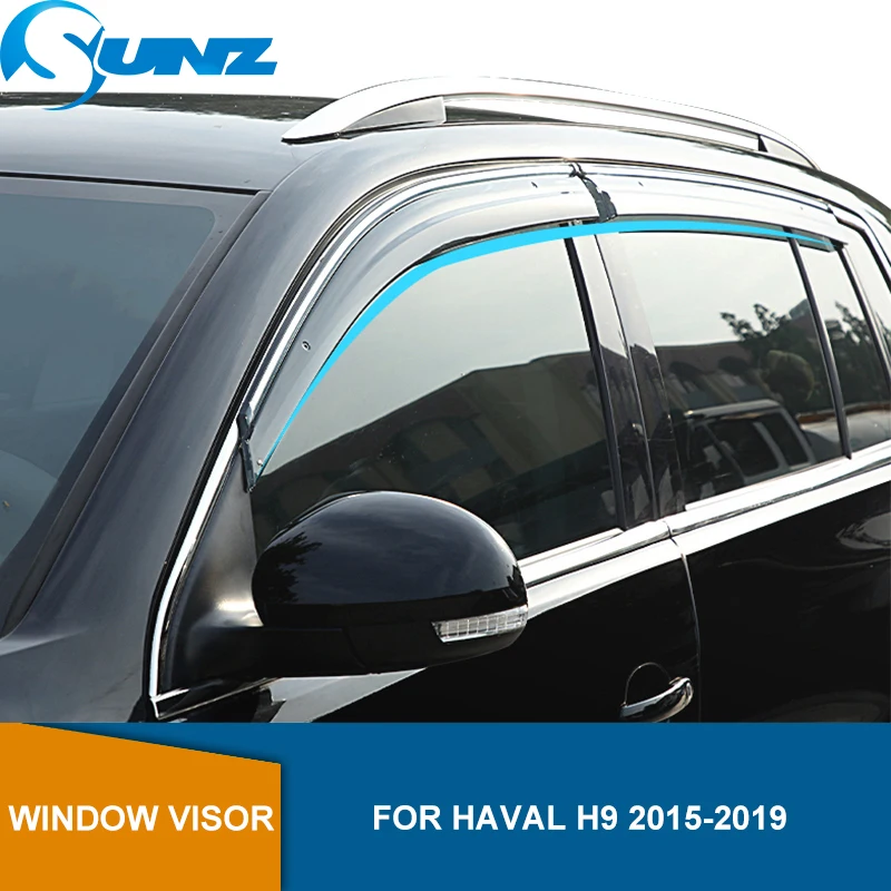 Автомобильный Дверной козырек для Haval H9 2015 2018 защита от дождя автомобильного окна