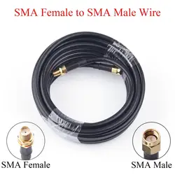 Câble Coaxial RG58/50 3 RF 1 20M, Extension de Radio SMA femelle à mâle pour antenne amplificateur de Signal cellulaire 4G LTE 