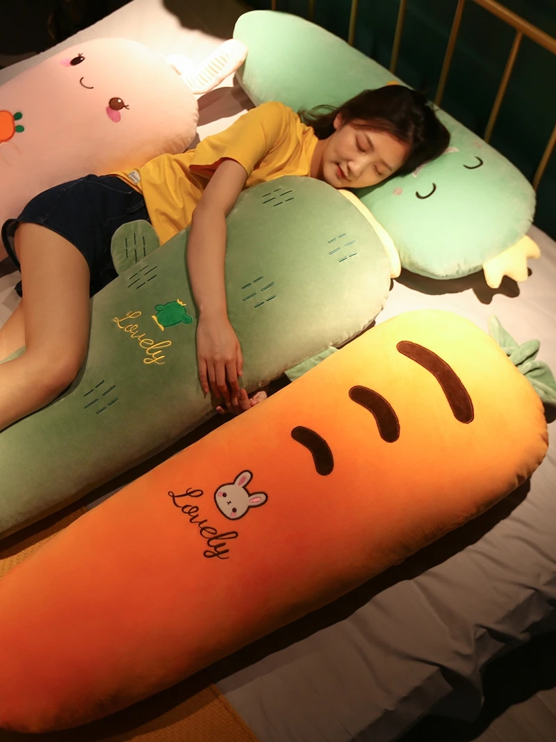

Sleeping Leg-Supporting Pillow Long Pillow Bedside Cushion Removable and Washable for Girls