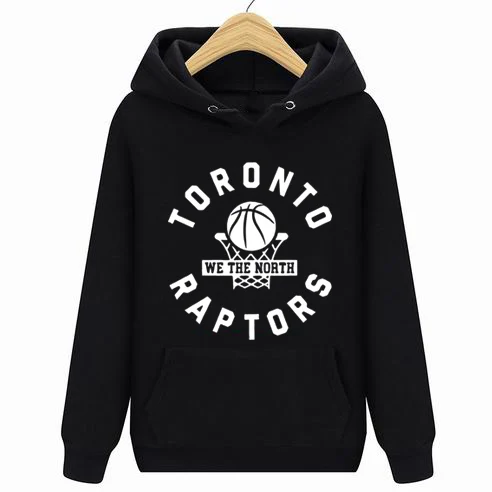 We THE NORTH толстовки Toronto Лето модные толстовки с капюшоном для мужчин Raptors Баскетбол Джерси - Цвет: Черный